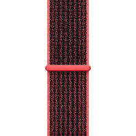 Ремешок Nylon loop на Apple Watch 38/40/41mm Crimson black Ремешок Nylon loop на Apple Watch 38/40/41mm Crimson black